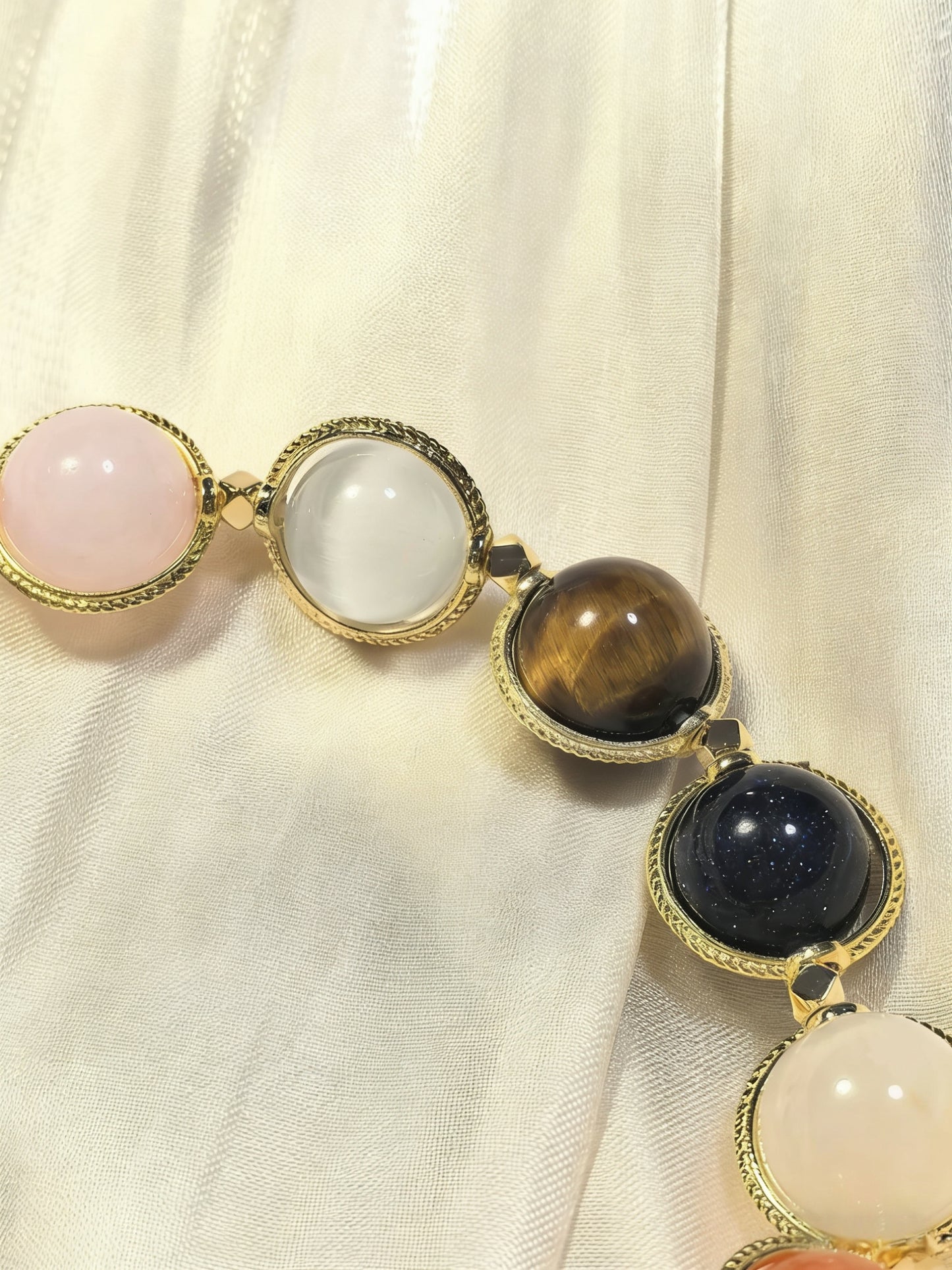 Taylor Swift 12 Album Natural Crystal Jade Energy Friendship Bracelet