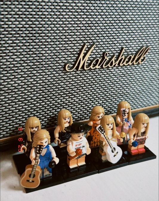 Taylor Swift Pop Singer Minifigures Lot Of 8