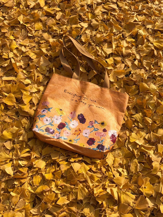 The Eras Tour Surprise Song Piano Floral DuPont Paper Tote Bag