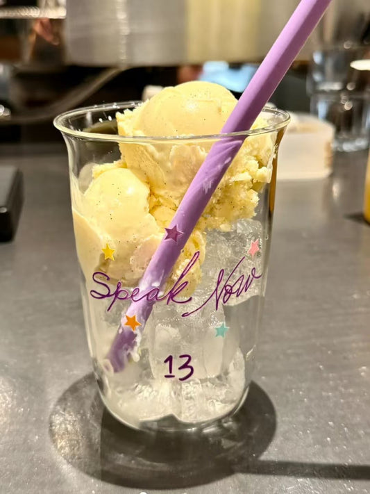 Speak Now Glass With Straw 16oz