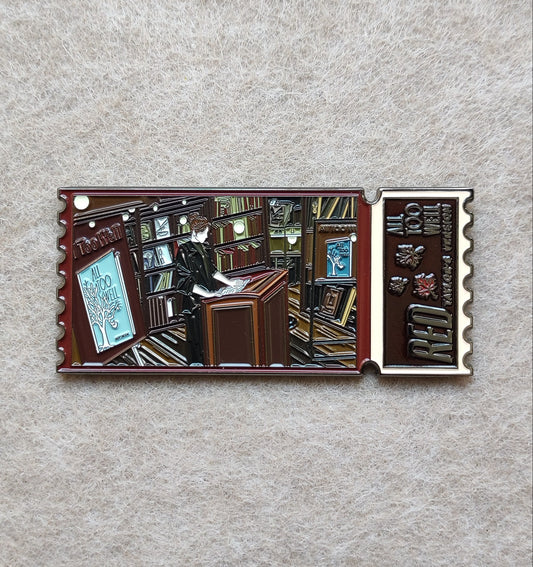 Taylor Swift Album Ticket Stub Enamel Metal Brooch Pin