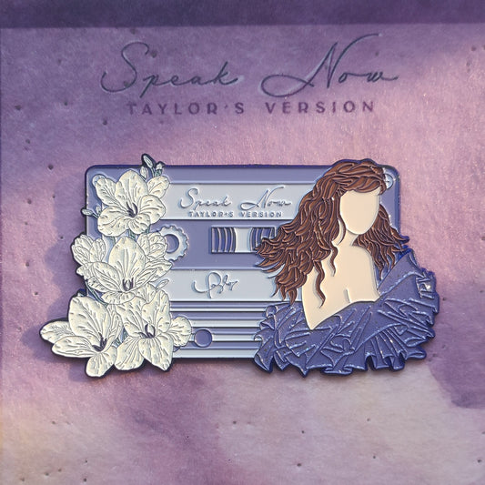 Taylor Swift Speak Now Enamel Metal Brooch Pin