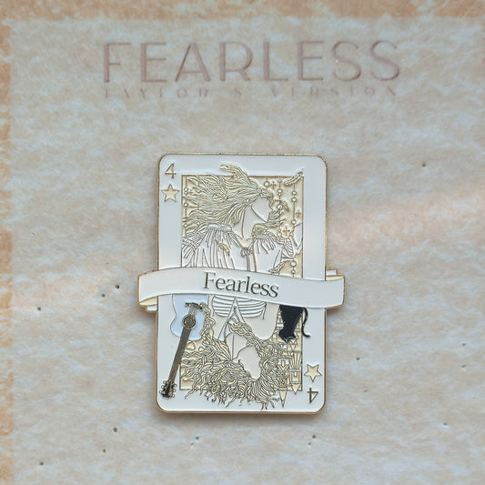 Taylor Swift FEARLESS Enamel Metal Brooch Pin