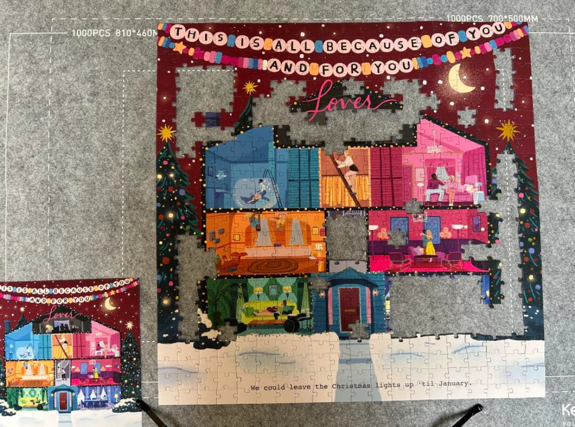 Taylor Swift the Lover House Puzzle 500pcs