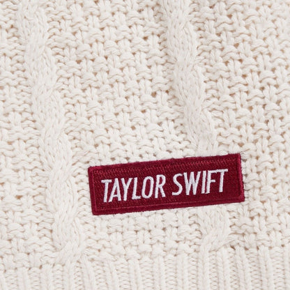 Red Taylors Version Cream Stars Cardigan