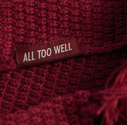 Taylors Version All Too Well Red Knit Scarf
