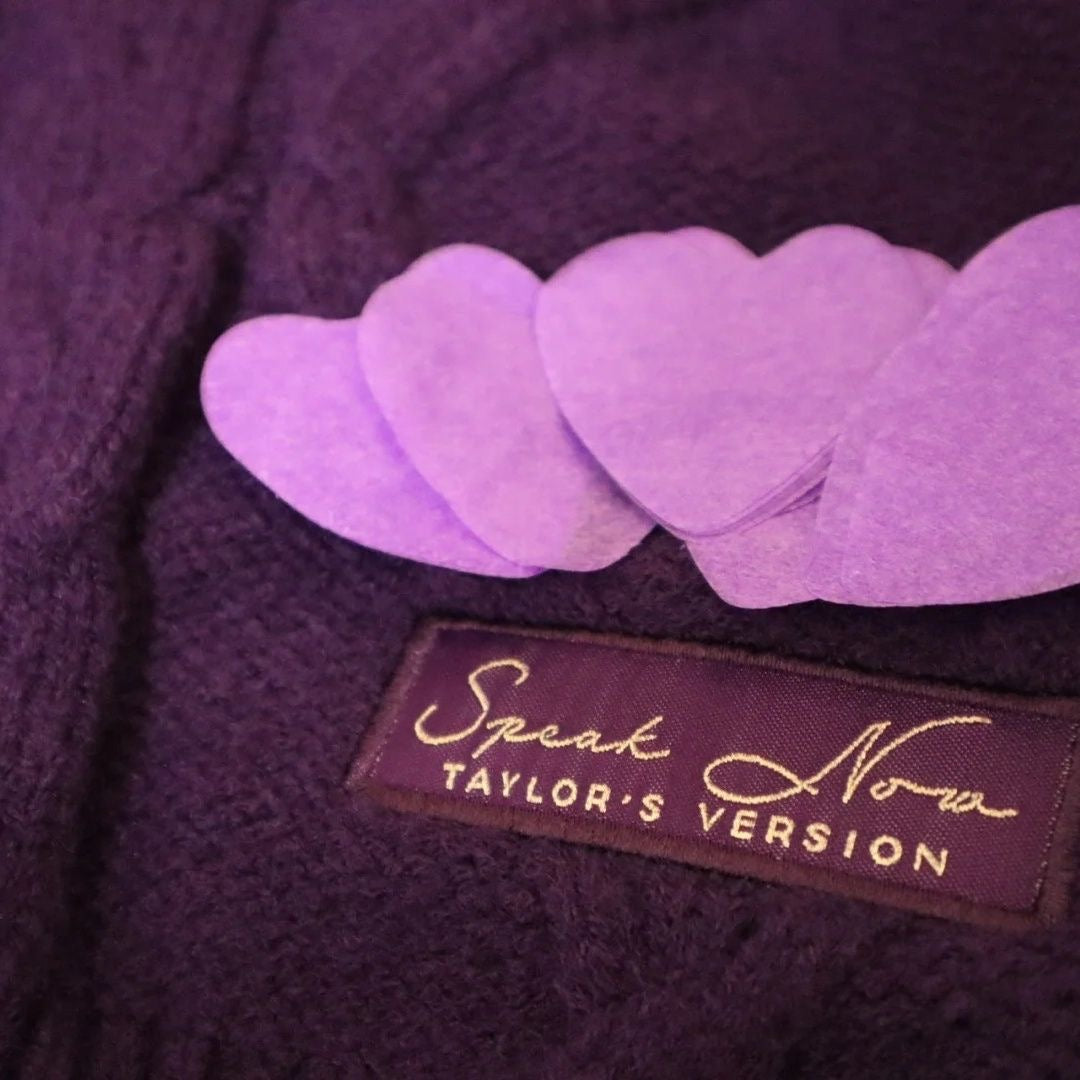 Speak Now Taylor's Version Cardigan Purple Sweater