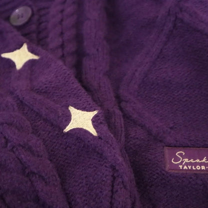 Speak Now Taylor's Version Cardigan Purple Sweater