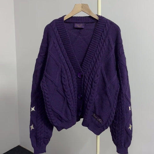 Speak Now Taylor's Version Cardigan Purple Sweater