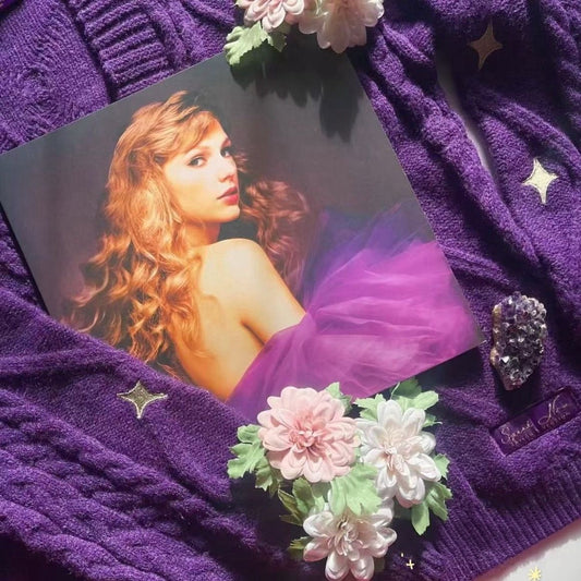 Speak Now Taylor's Version Cardigan Purple Sweater