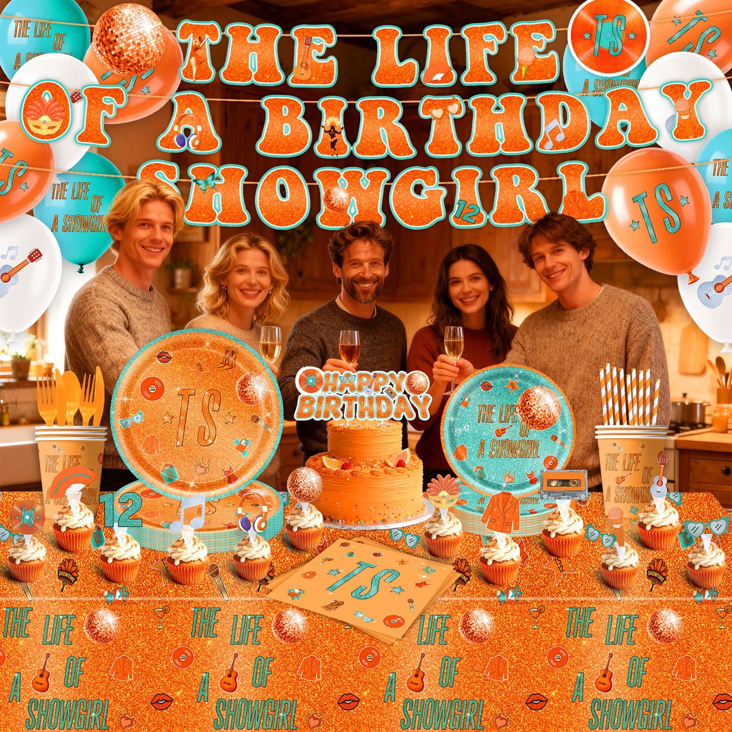 The Life Of A Showgirl Party Supplies Decoration