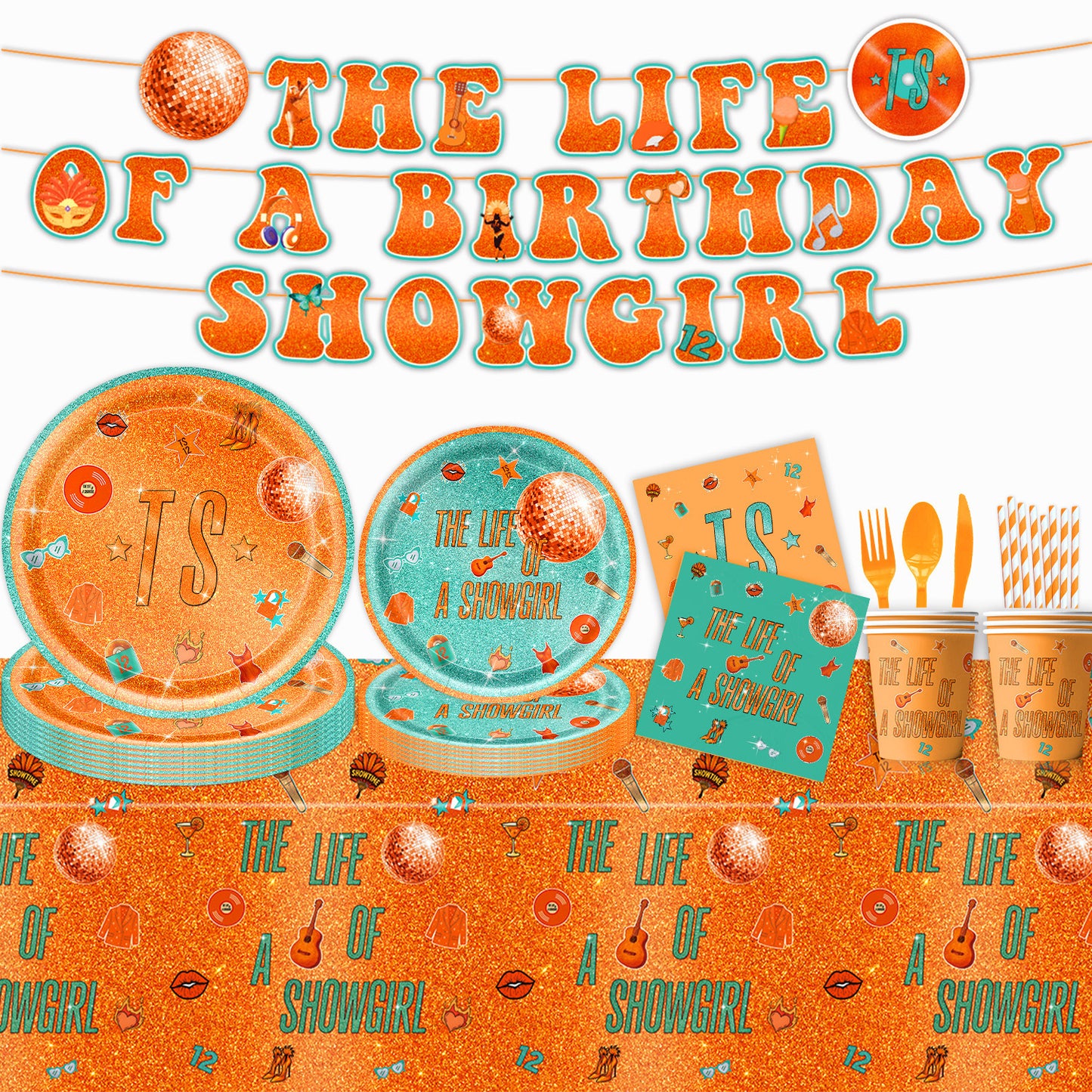 The Life Of A Showgirl Party Supplies Decoration