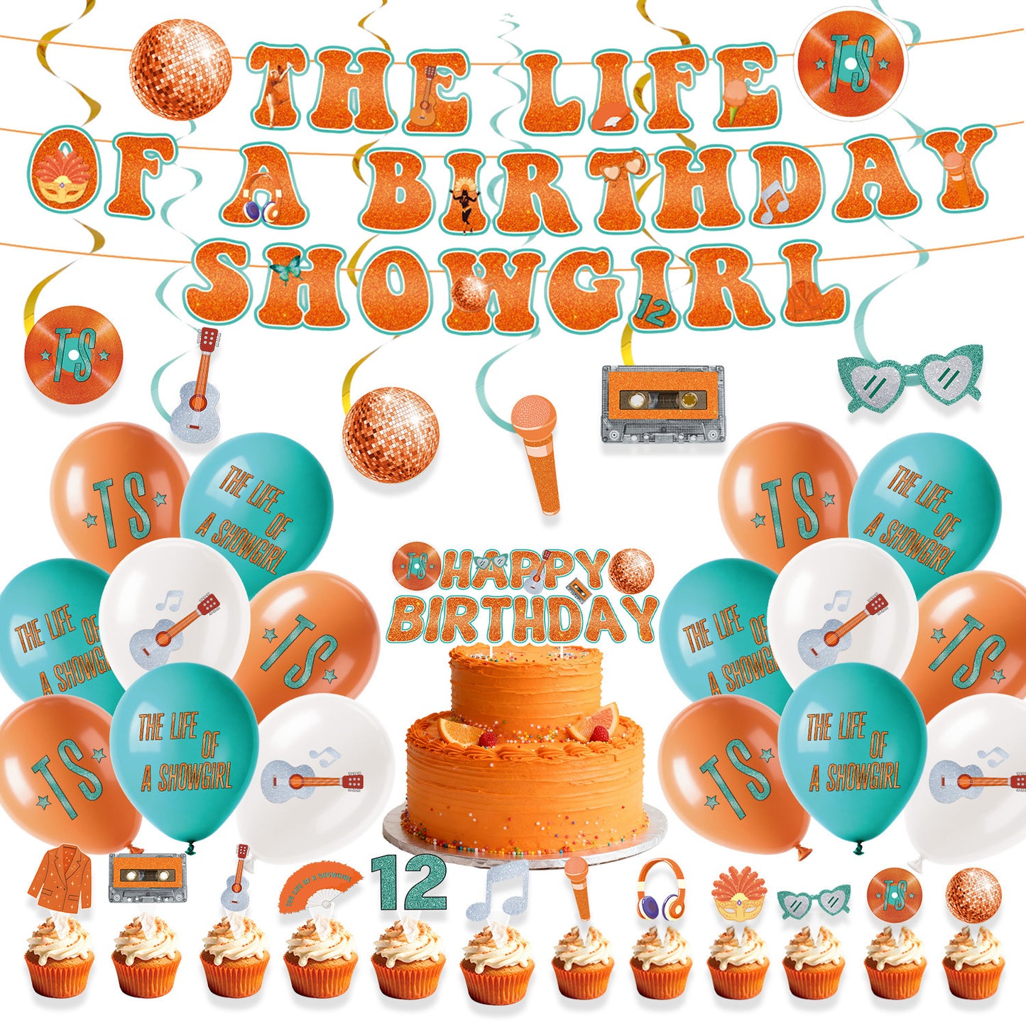 The Life Of A Showgirl Party Supplies Decoration