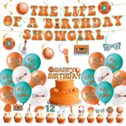 The Life Of A Showgirl Party Supplies Decoration