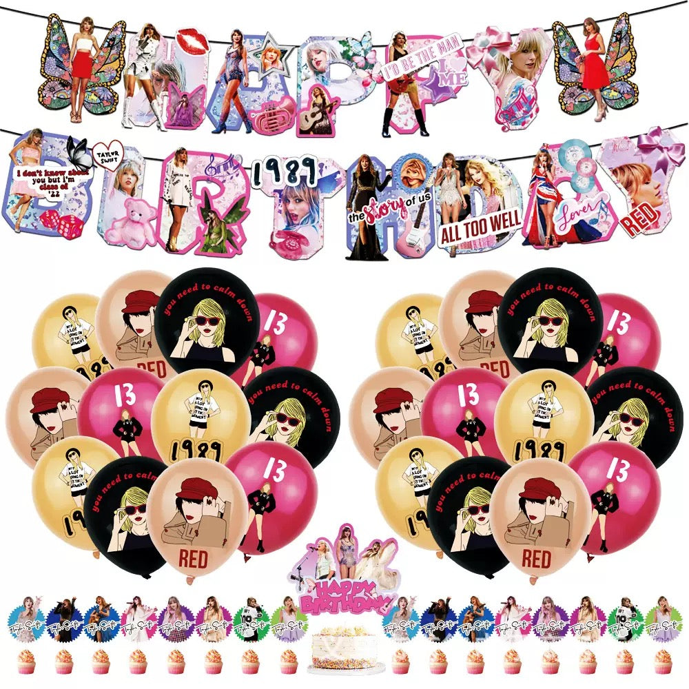 Taylor Swift Party Supplies Decoration