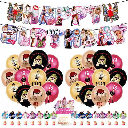 Taylor Swift Party Supplies Decoration