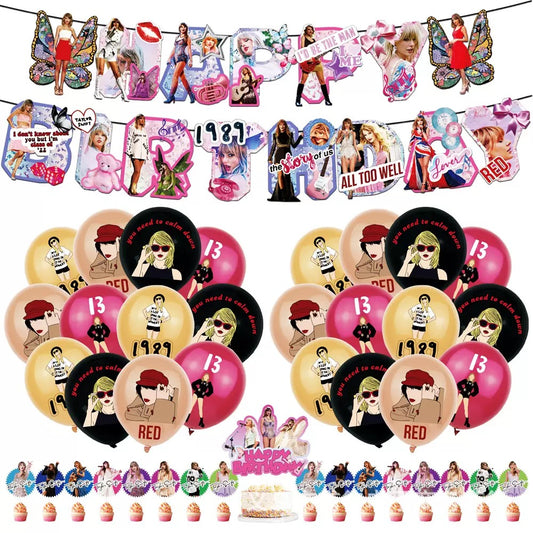 Taylor Swift Party Supplies Decoration