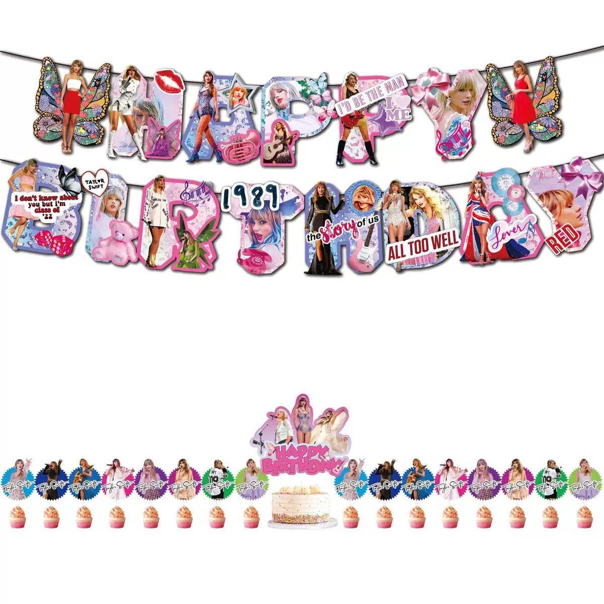 Taylor Swift Party Supplies Decoration