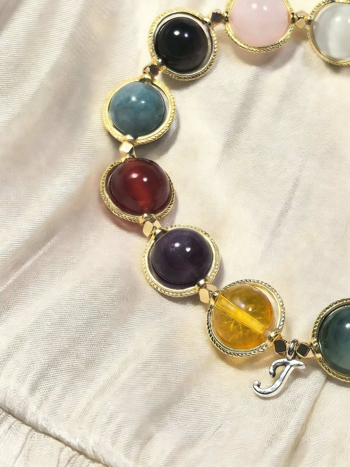 Taylor Swift 12 Album Natural Crystal Jade Energy Friendship Bracelet