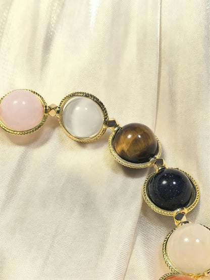 Taylor Swift 12 Album Natural Crystal Jade Energy Friendship Bracelet