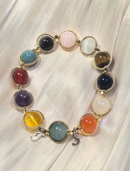 Taylor Swift 12 Album Natural Crystal Jade Energy Friendship Bracelet