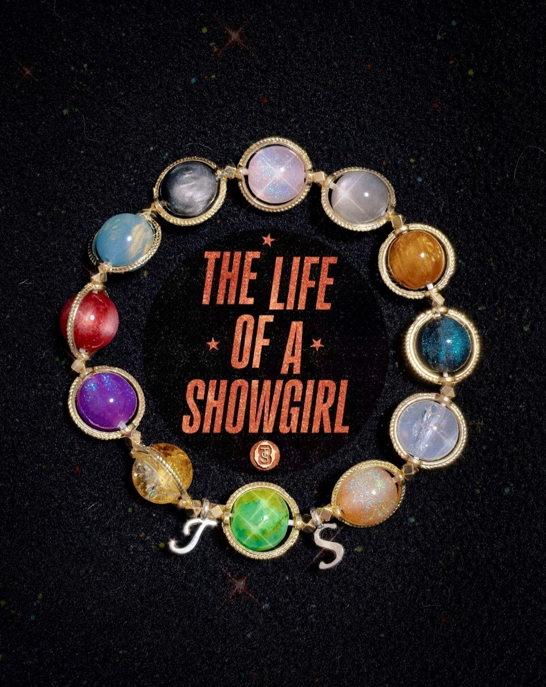 Taylor Swift 12 Album Natural Crystal Jade Energy Friendship Bracelet