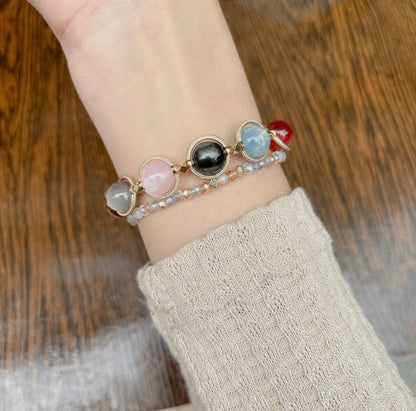 Taylor Swift Champagne Problems Colored Glass Inspiration Friendship Bracelet