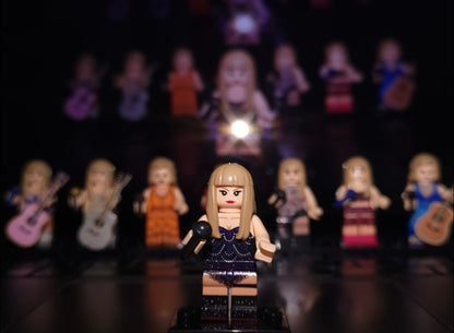 Taylor Swift Pop Singer Minifigures Lot Of 8