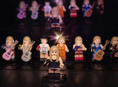 Taylor Swift Pop Singer Minifigures Lot Of 8