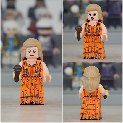 Taylor Swift Pop Singer Minifigures Lot Of 8