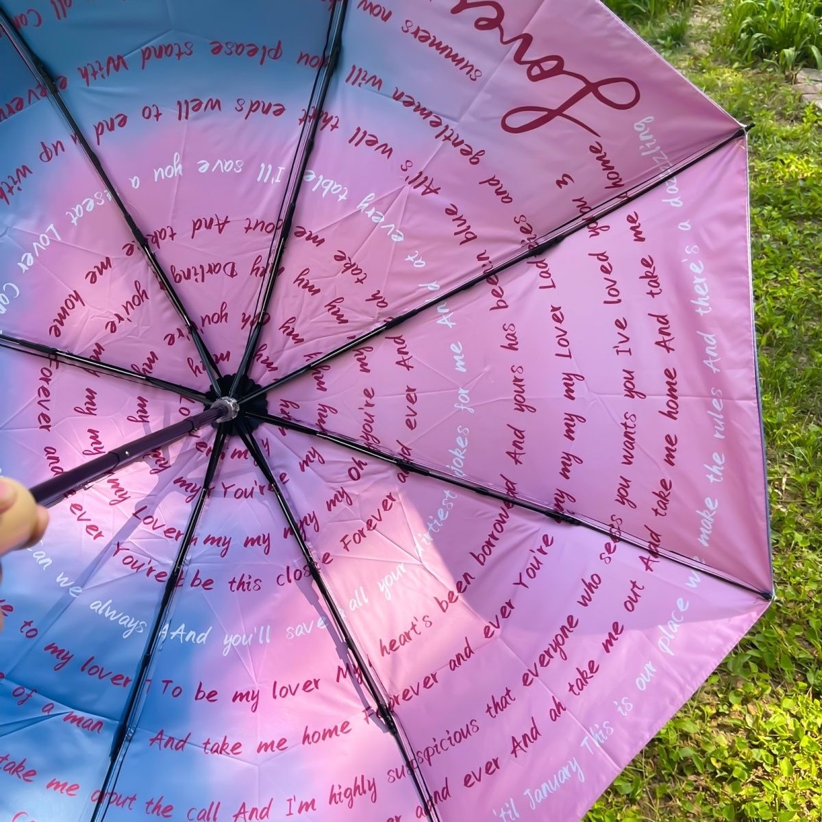 Lover Double-layer Folding Umbrella