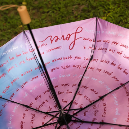 Lover Double-layer Folding Umbrella