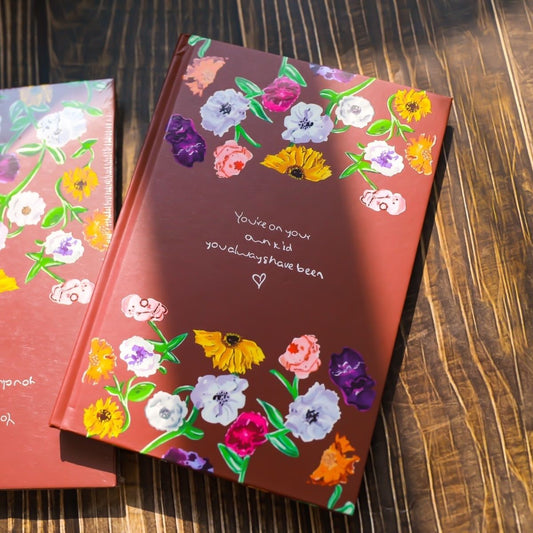The Eras Tour Surprise Song Piano Floral Hardcover Notebook