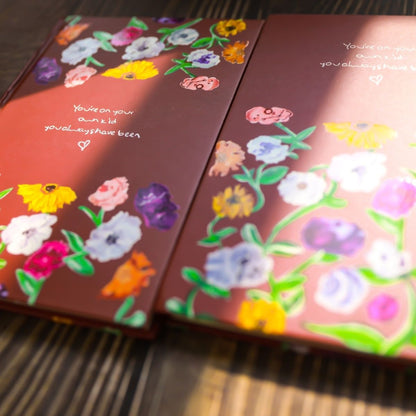 The Eras Tour Surprise Song Piano Floral Hardcover Notebook