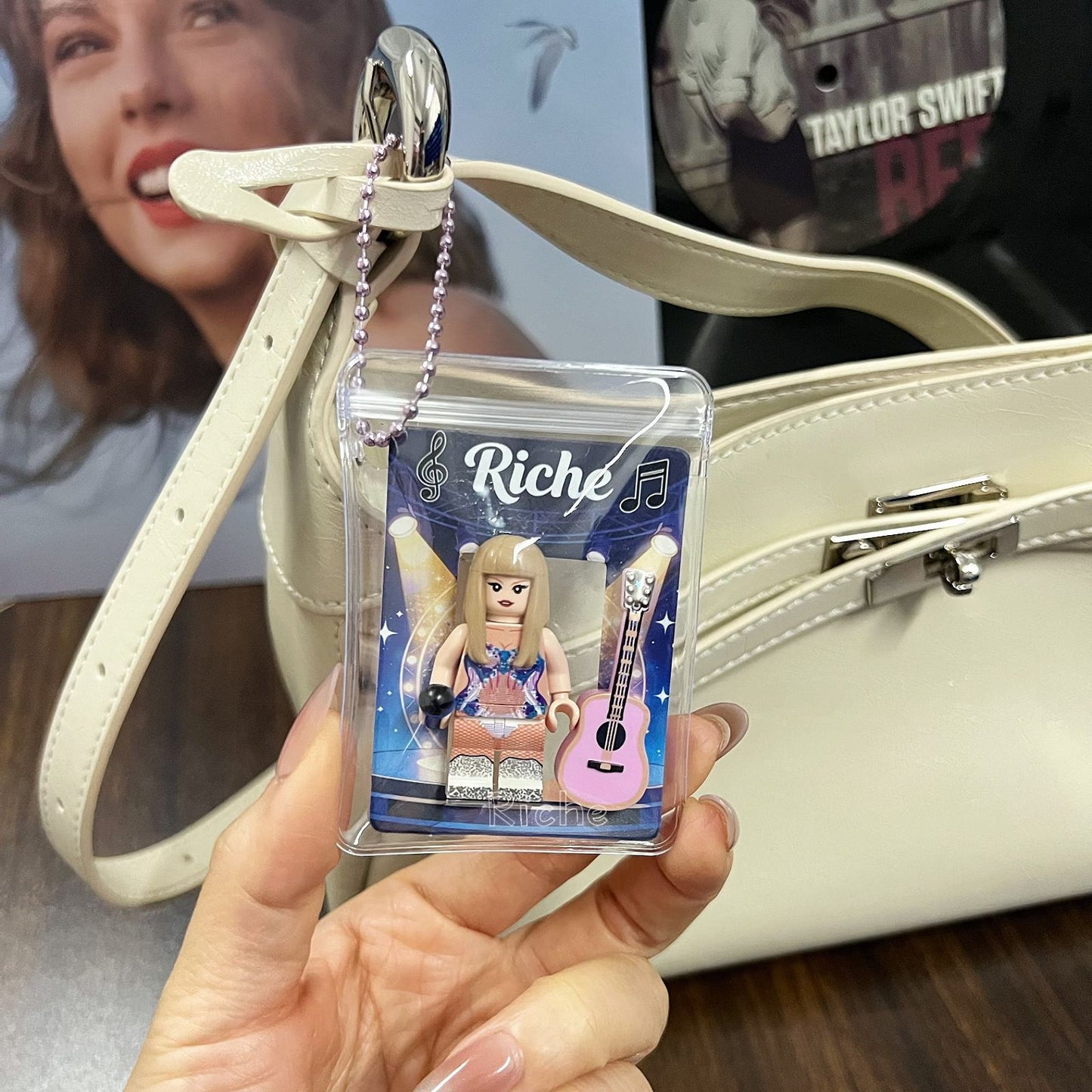 Taylor Swift Pop Singer Stage Minifigures Charm Lot of 4