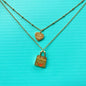 The Life Of A Showgirl Double Layered Lock & Heart Necklace