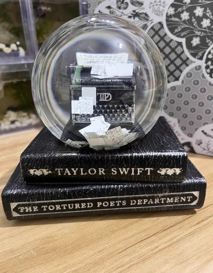 TTPD Typewriter Snowglobe