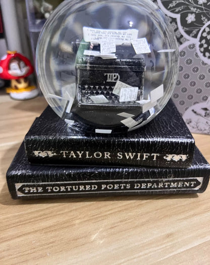 TTPD Typewriter Snowglobe
