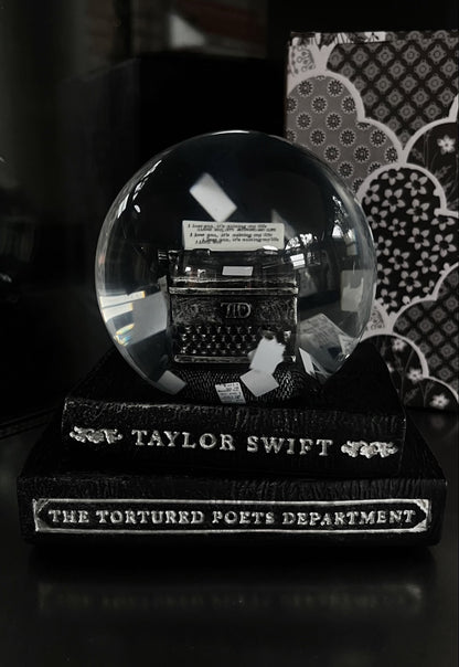 TTPD Typewriter Snowglobe