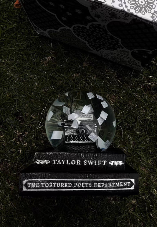 TTPD Typewriter Snowglobe