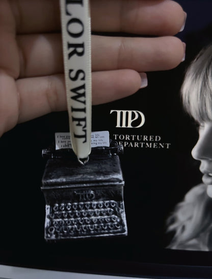 TTPD Typewriter Holiday Ornament