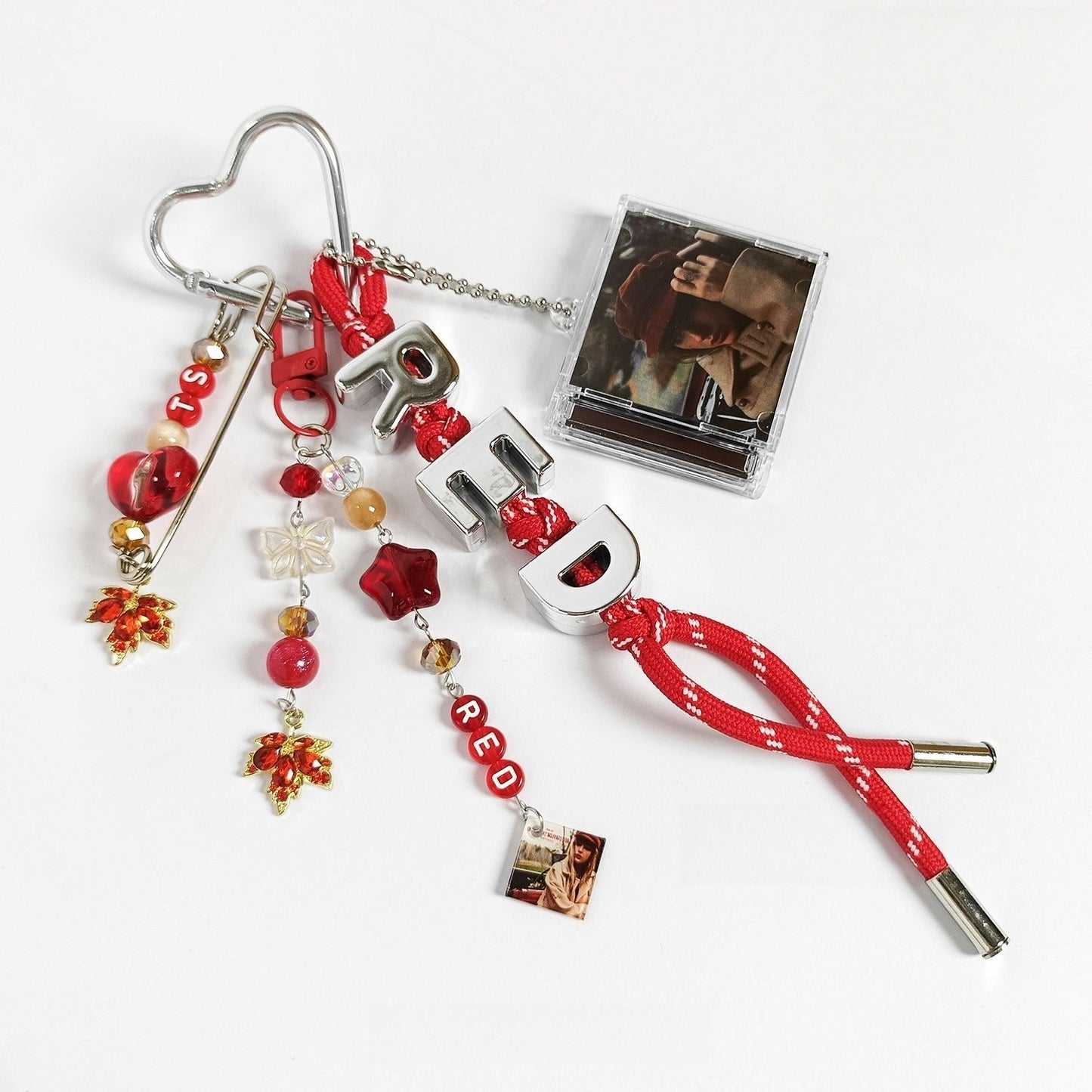 RED Friendship Keychain