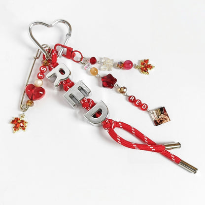RED Friendship Keychain