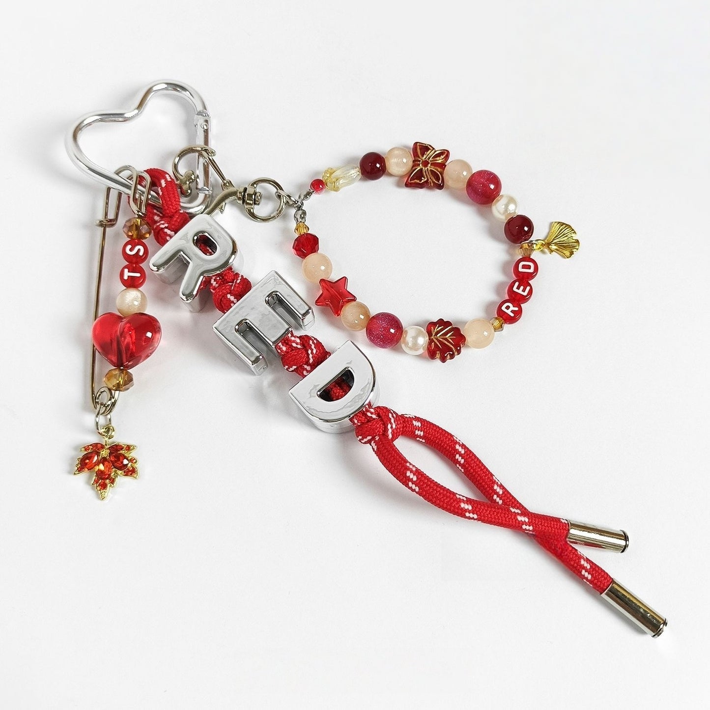 RED Friendship Keychain
