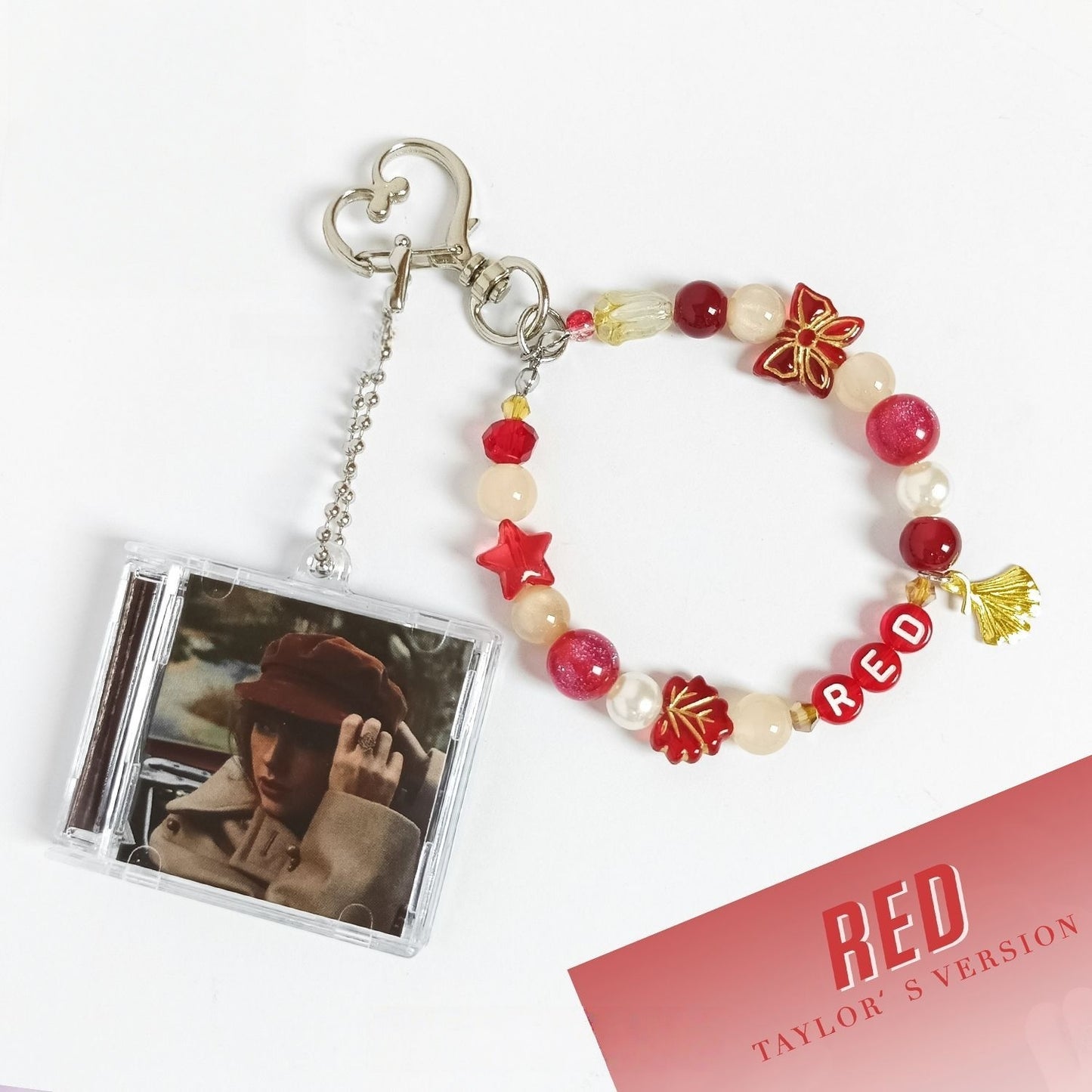 RED Friendship Keychain