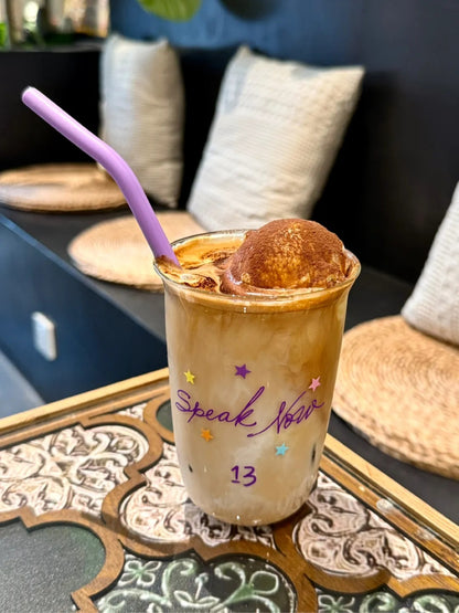 Speak Now Glass With Straw 16oz