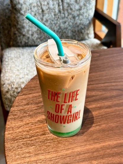 The Life Of A Showgirl Glass Tumbler 18oz