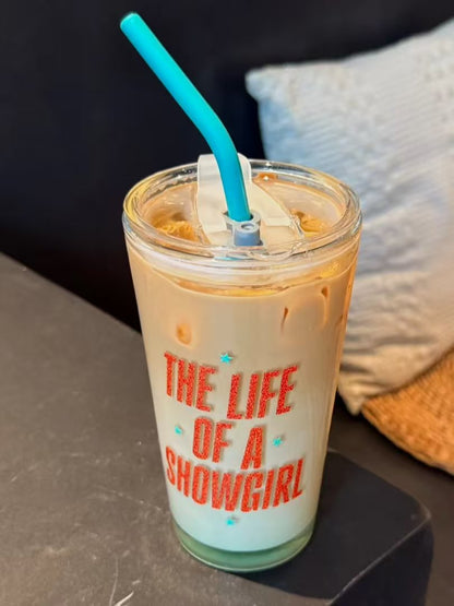 The Life Of A Showgirl Glass Tumbler 18oz