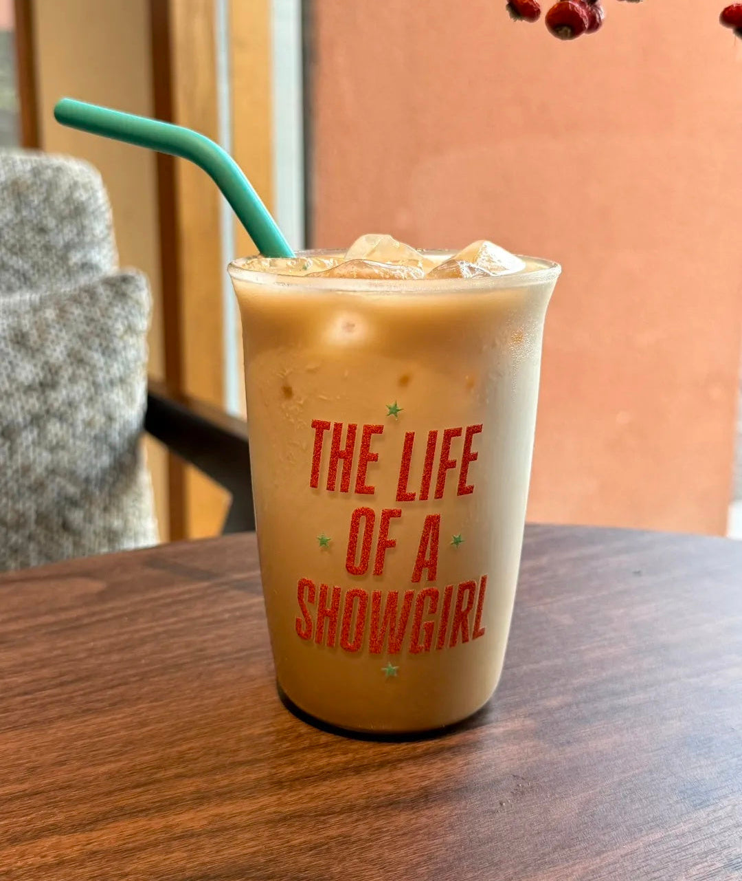 The Life Of A Showgirl Glass With Straw 16oz
