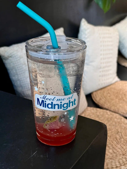 Midnight Glass Tumbler 18oz